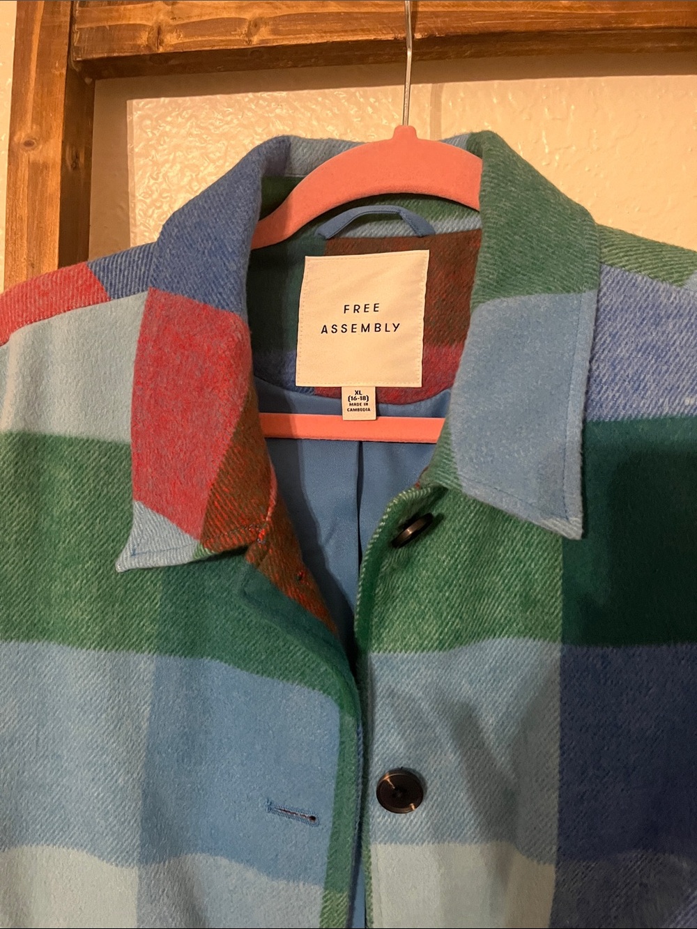 Free Assembly plaid cropped chore jacket - Picture 8 of 10